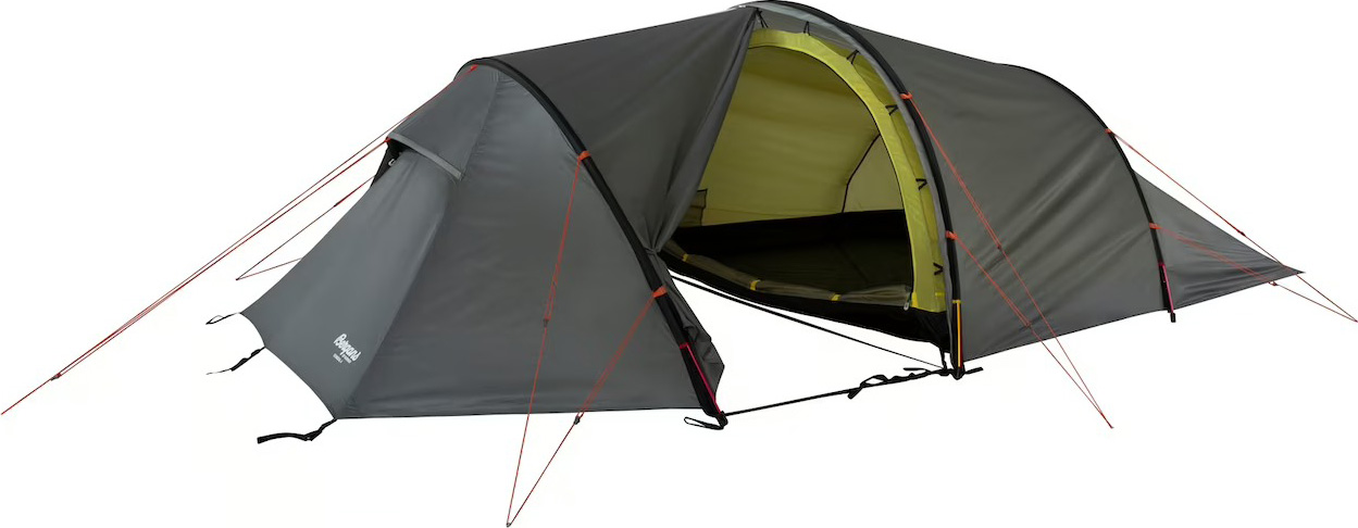 Romsdal 3-Pers Telt Solid Light Grey / Bright Magma