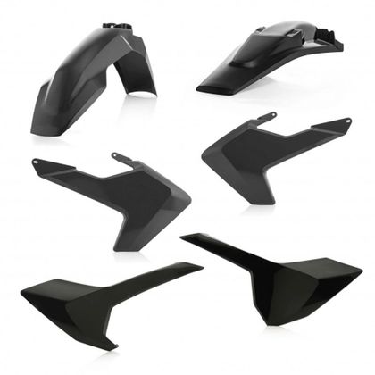 Kit plastiques Acerbis COULEUR NOIR - Noir