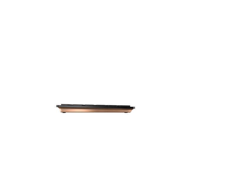 Cherry Tastatur-Maus-Set DW 9100 Slim Schwarz / Bronze Hochwertiges und kabelloses Desktop-Set mit elegantem Deisgn