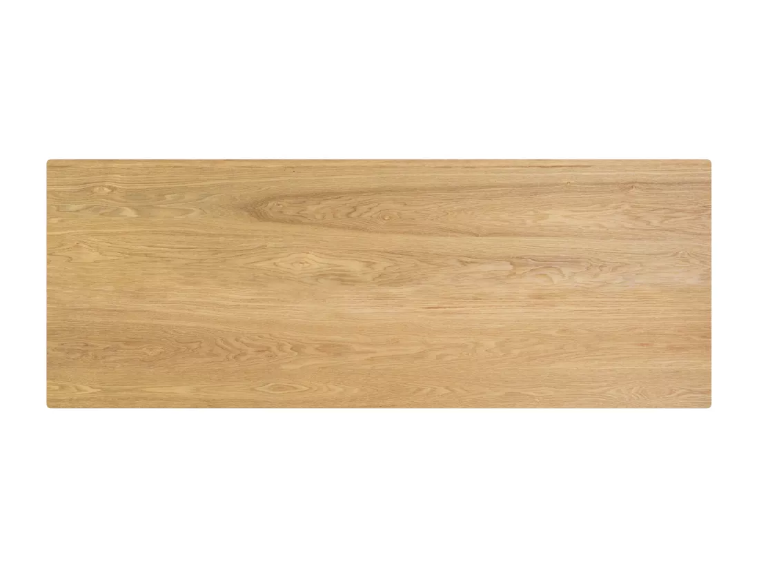 Table de bar rectangulaire 4 personnes en bois clair naturel 120 cm - Buvette