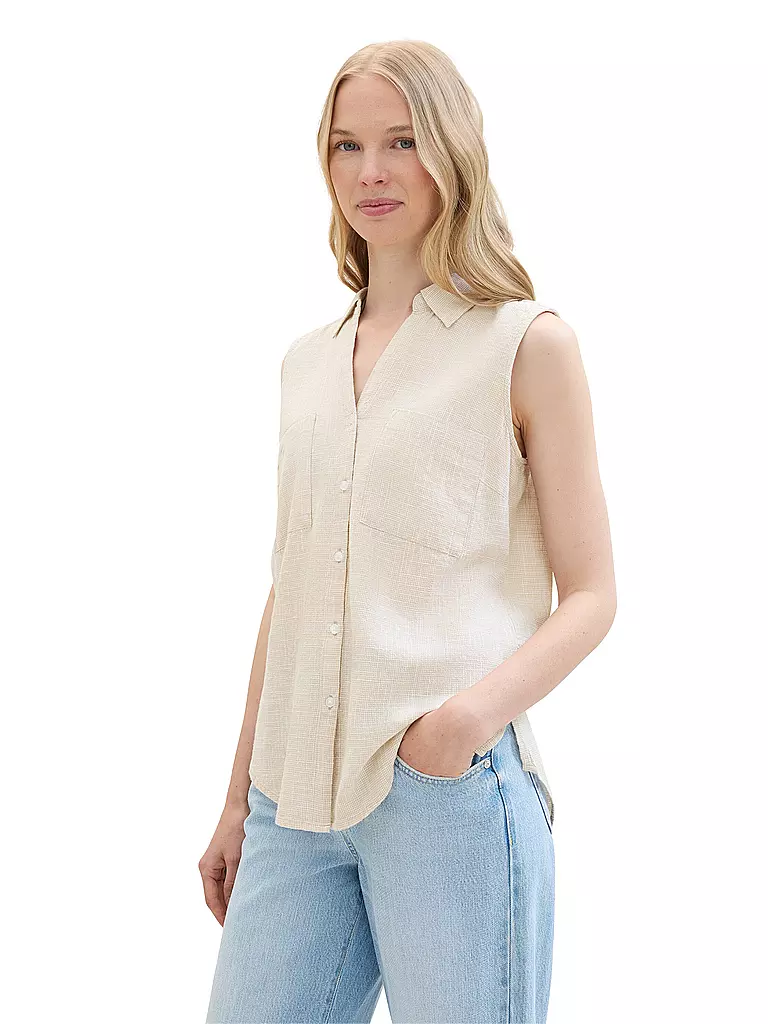 TOM TAILOR Bluse  beige