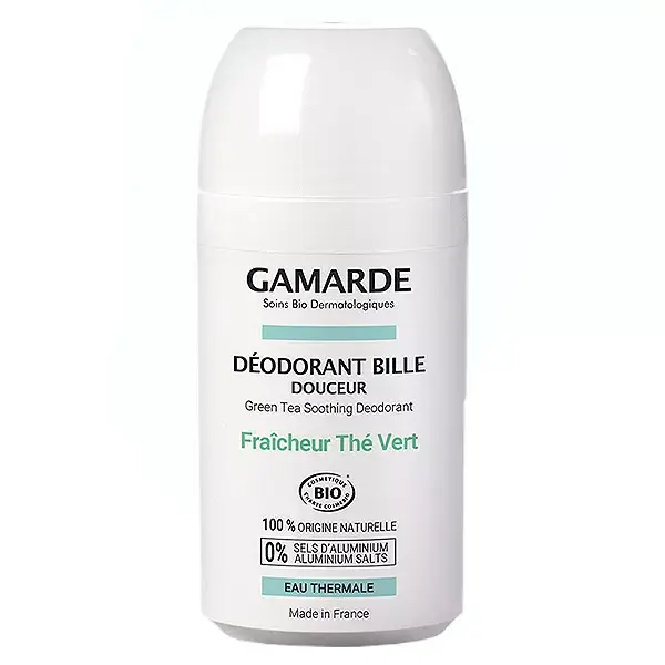 Gamarde Hygiène Douceur Déodorant Bille Thé Vert Bio 50ml