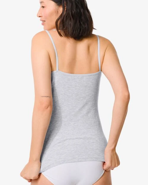 débardeur femme gris