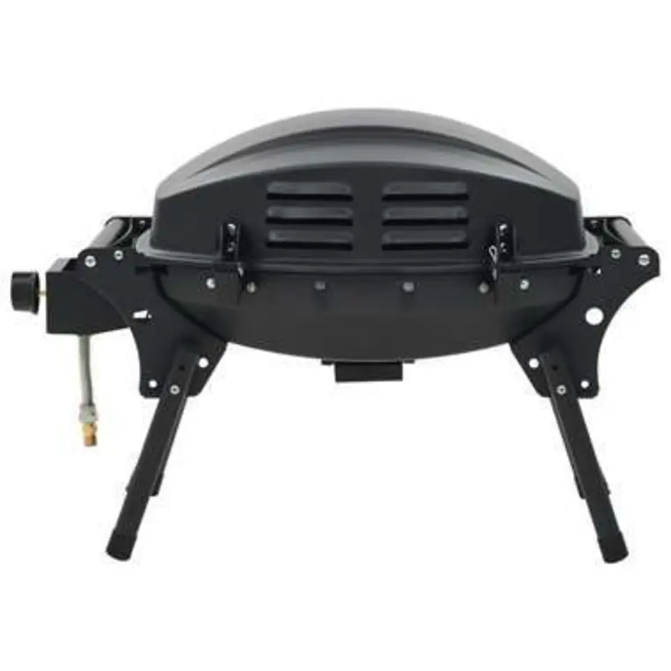 vidaXL - Barbecue - Zwart - Staal