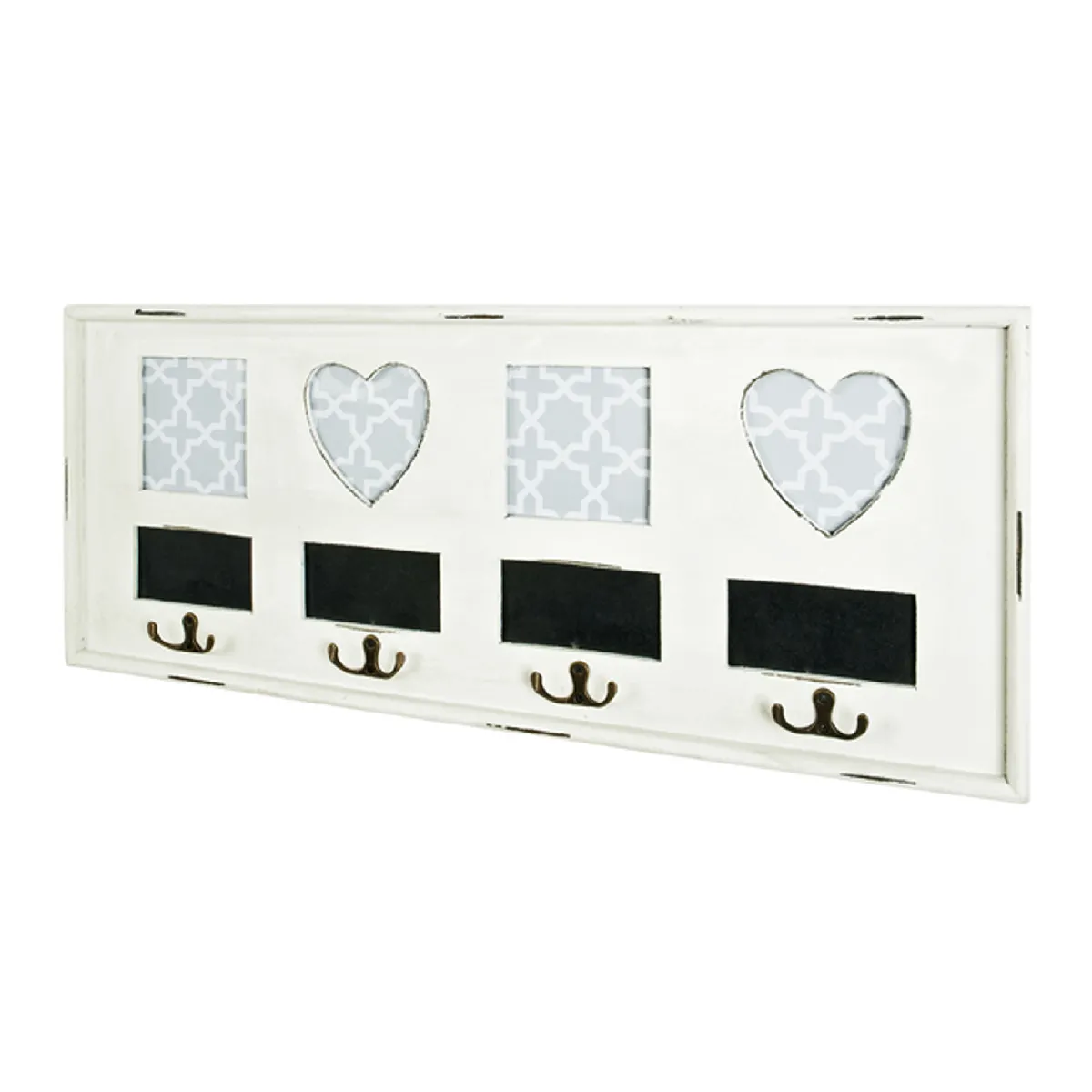 Pegane Garderobe murale Blanc