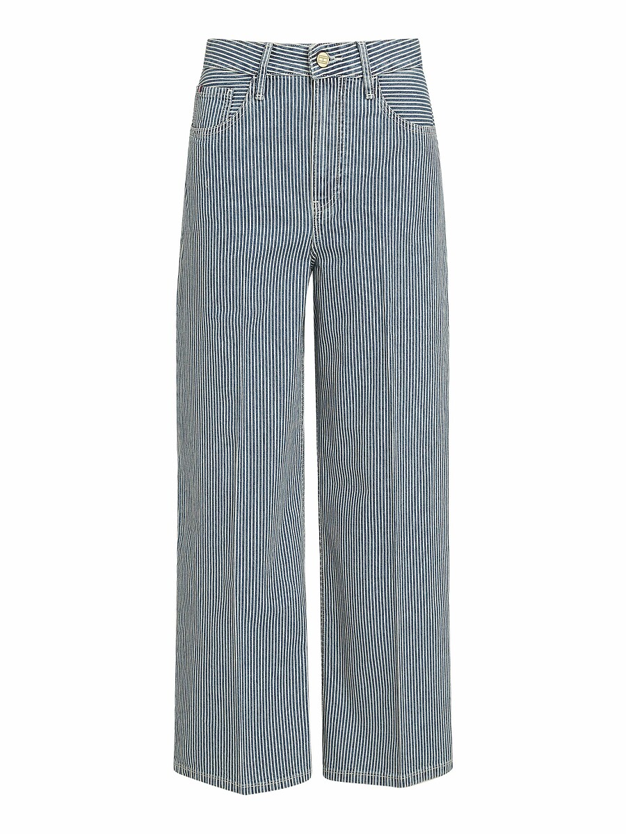 TOMMY HILFIGER<br>Calça jeans listrada larga