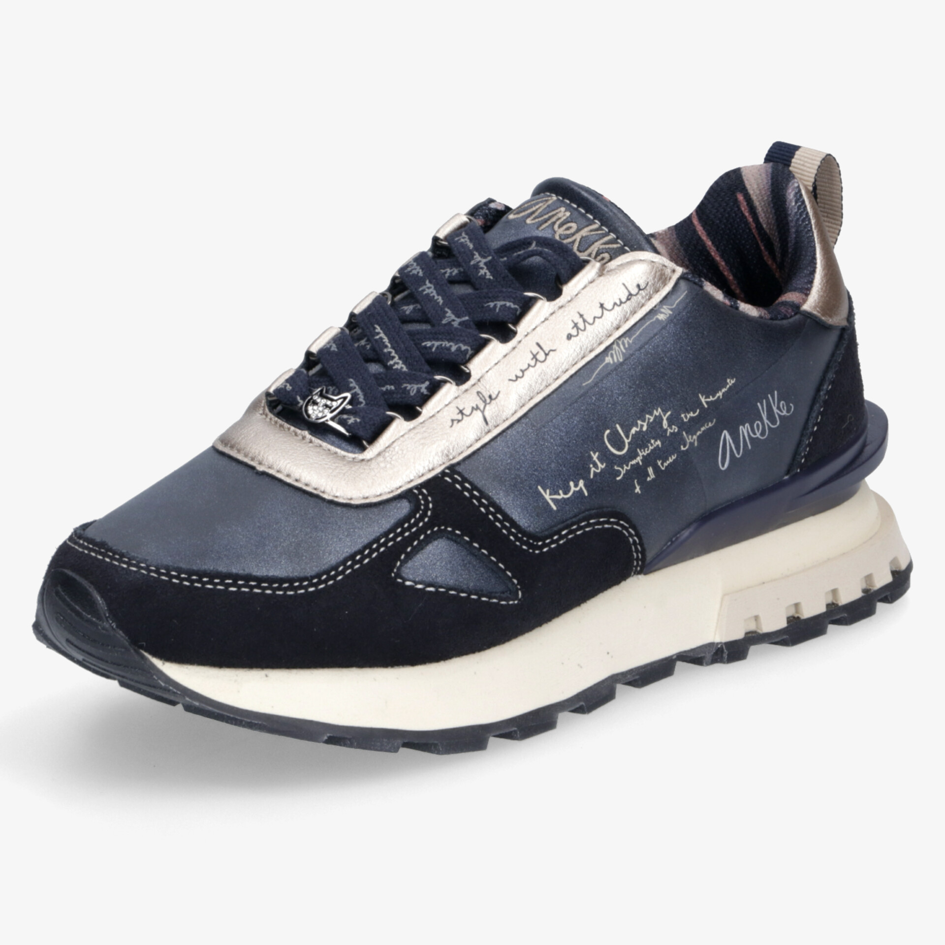 anekke LISBOA 413 Damen Sneaker Low blau