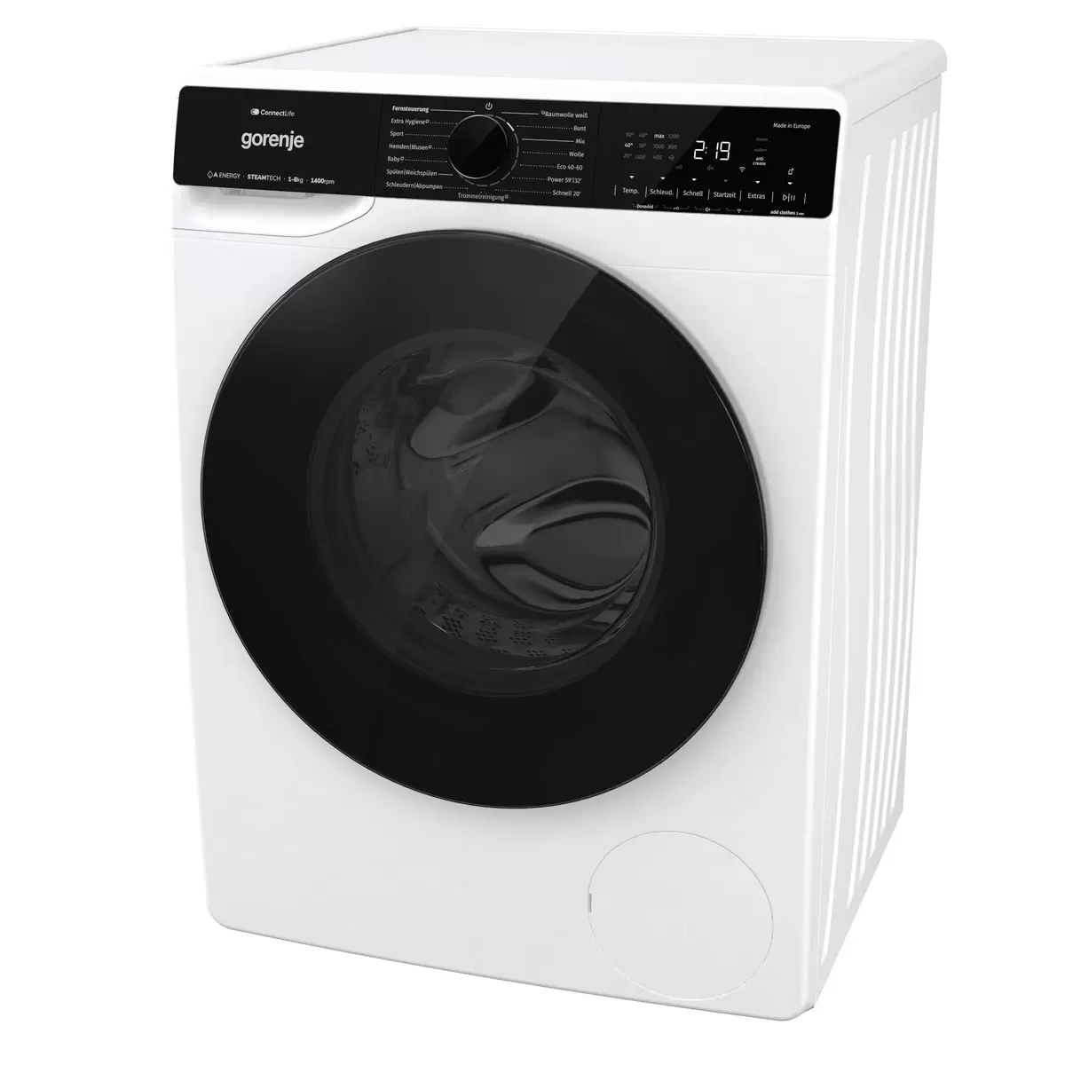Waschmaschine Gorenje WPNA84A2TS schwarz,weiss