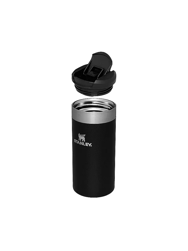 STANLEY Isolierflasche - Thermosflasche AEROLIGHT Mug 0,35l Cream Black Metallic schwarz