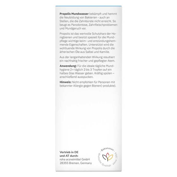 Bakanasan Propolis Mundwasser, 50 ml
