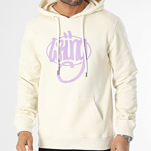 Sweat Capuche Essentials Beige