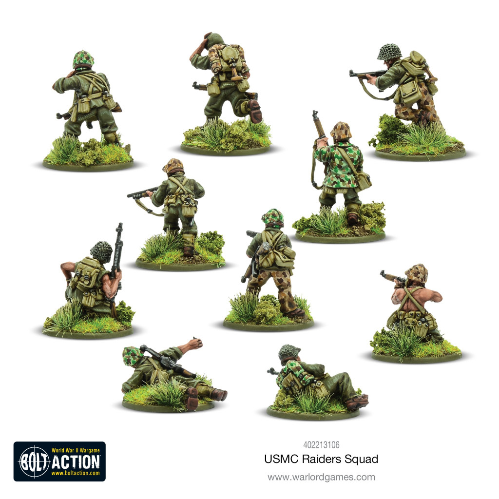 Bolt Action -USMC Raider Squad