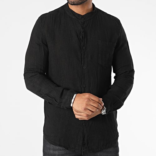 Chemise Manches Longues Noir