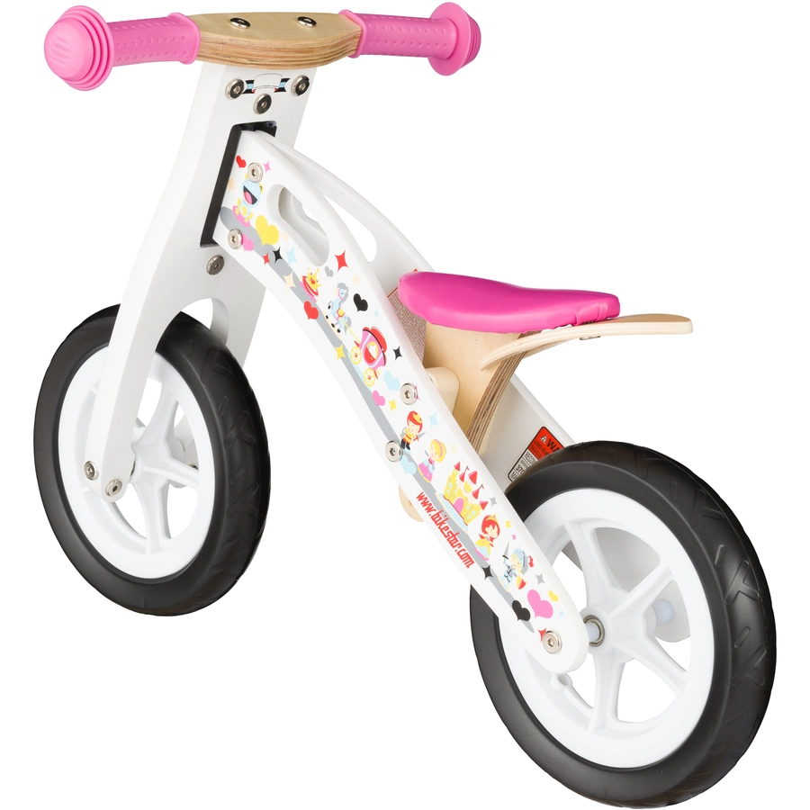 Bikestar Laufrad 10 Zoll Holz weiß