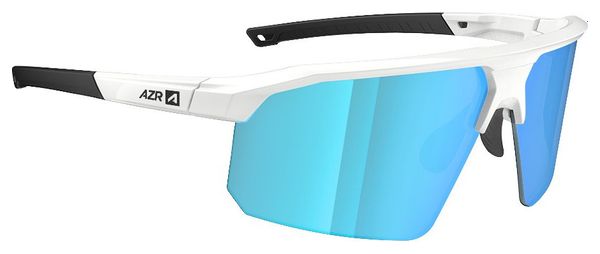 Coffret lunettes AZR Arrow RX Blanc verni/Bleu Multicouche   1 écran incolore