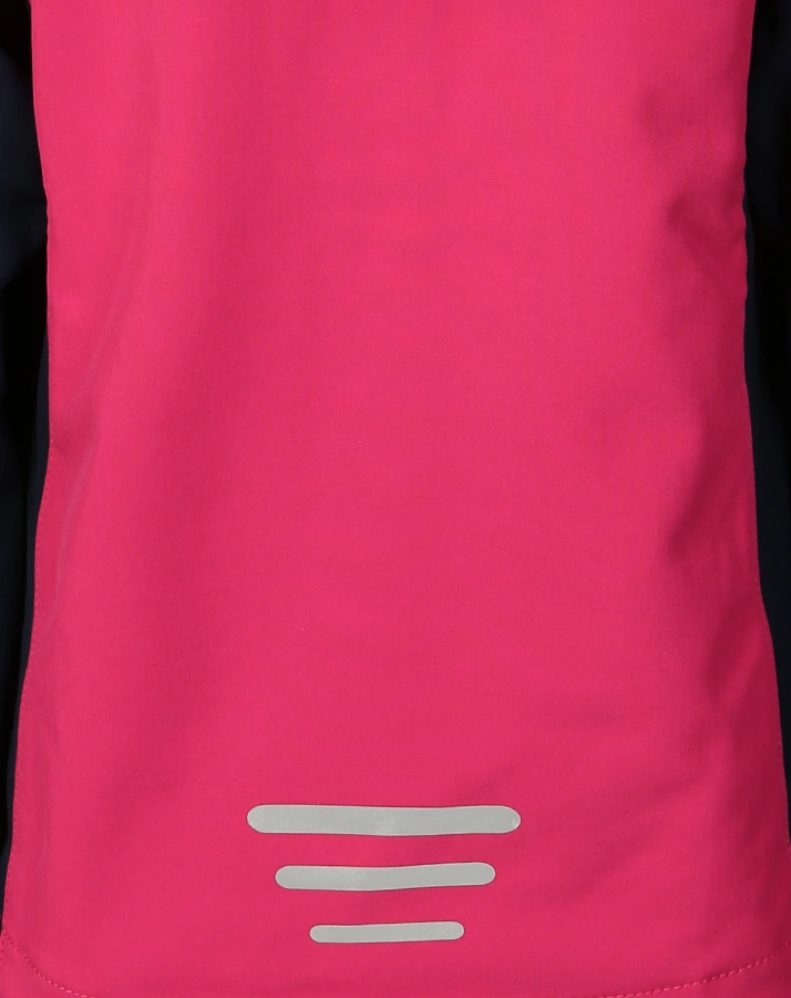 Softshell-Jacke GIRLS KRISTIANSAND in navy/pink