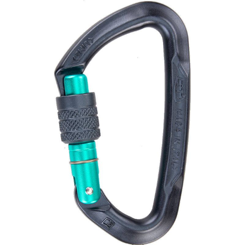 Climbing Technology Lime SG Karabiner anthrazit aquamarine