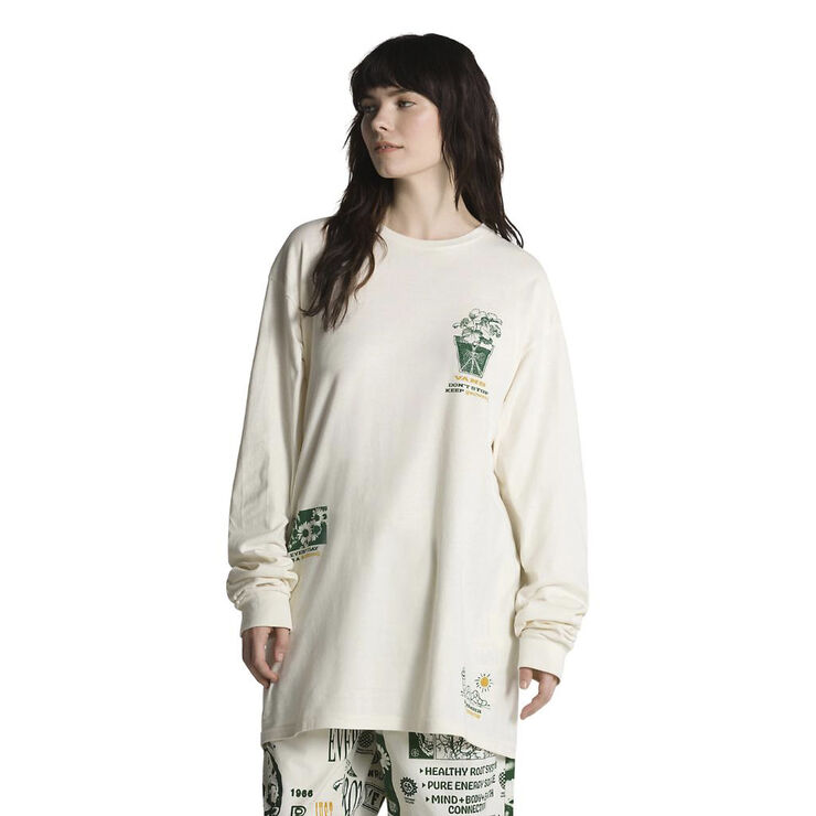 Vans WE GROW LS TEE Antique white