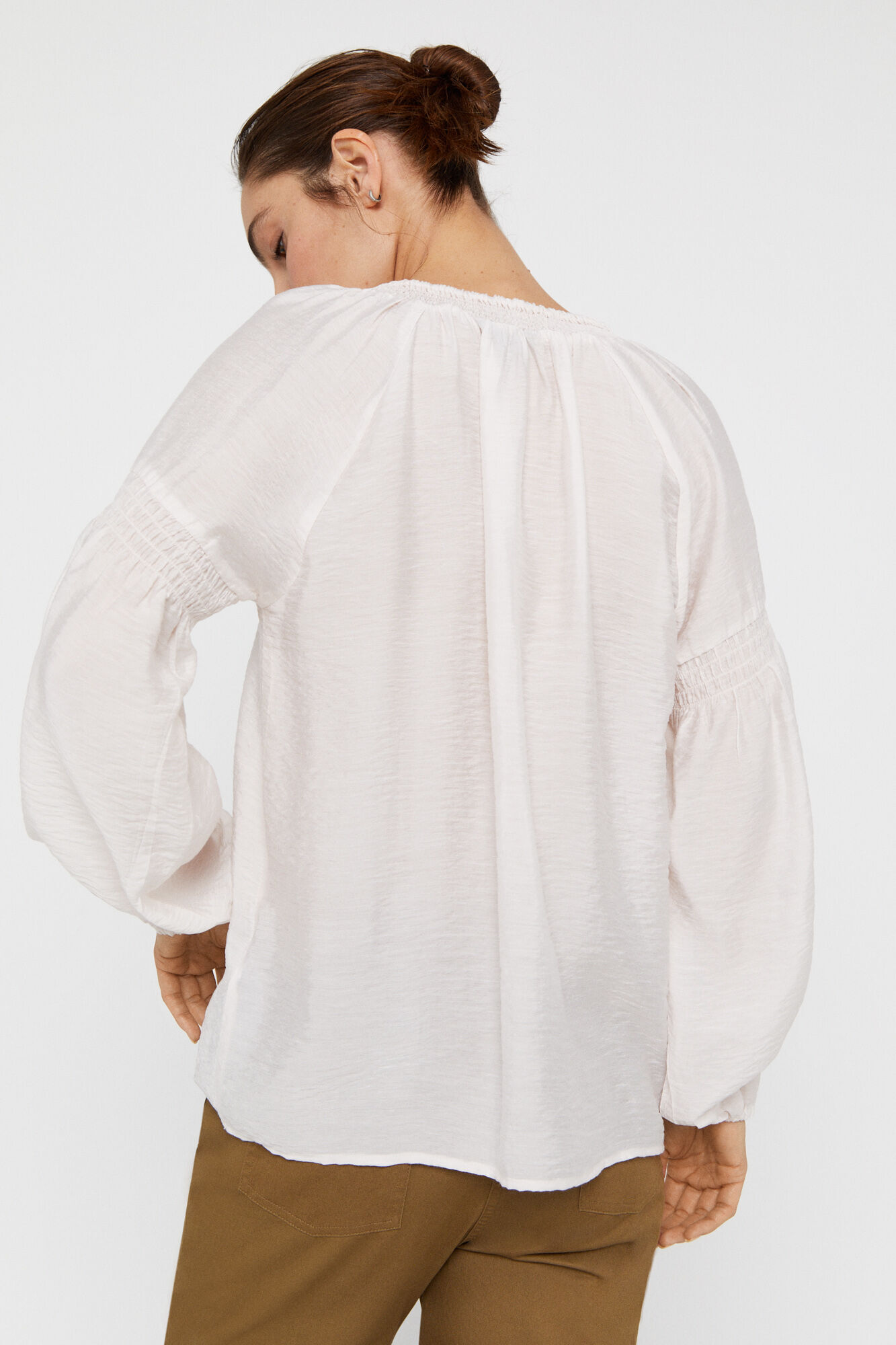 Blusa brilhante - Branca