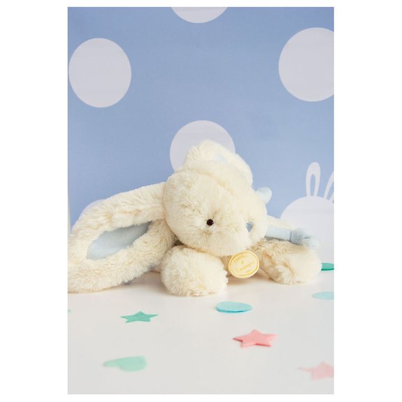 Doudou Lapin Bonbon bleu 20 cm