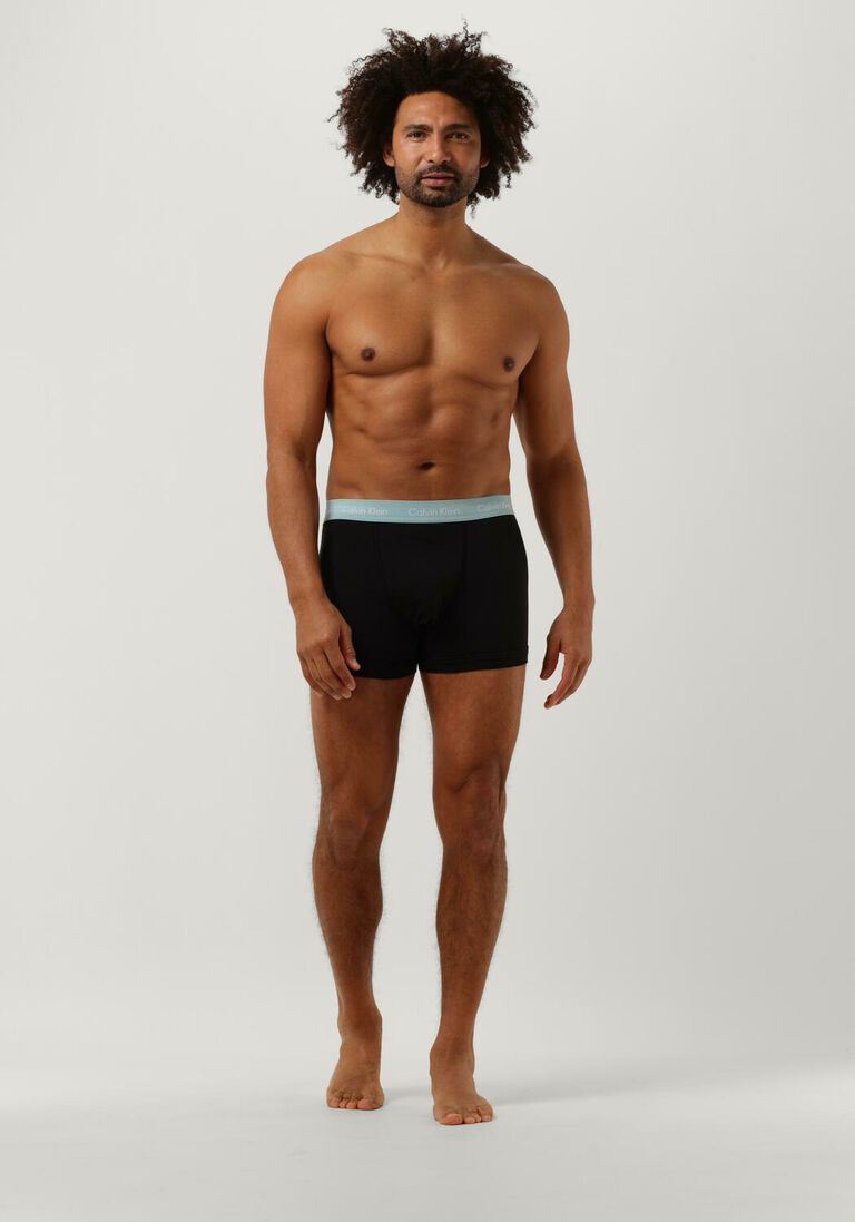 CALVIN KLEIN UNDERWEAR zwarte calvin klein underwear boxershort 3-pack trunks