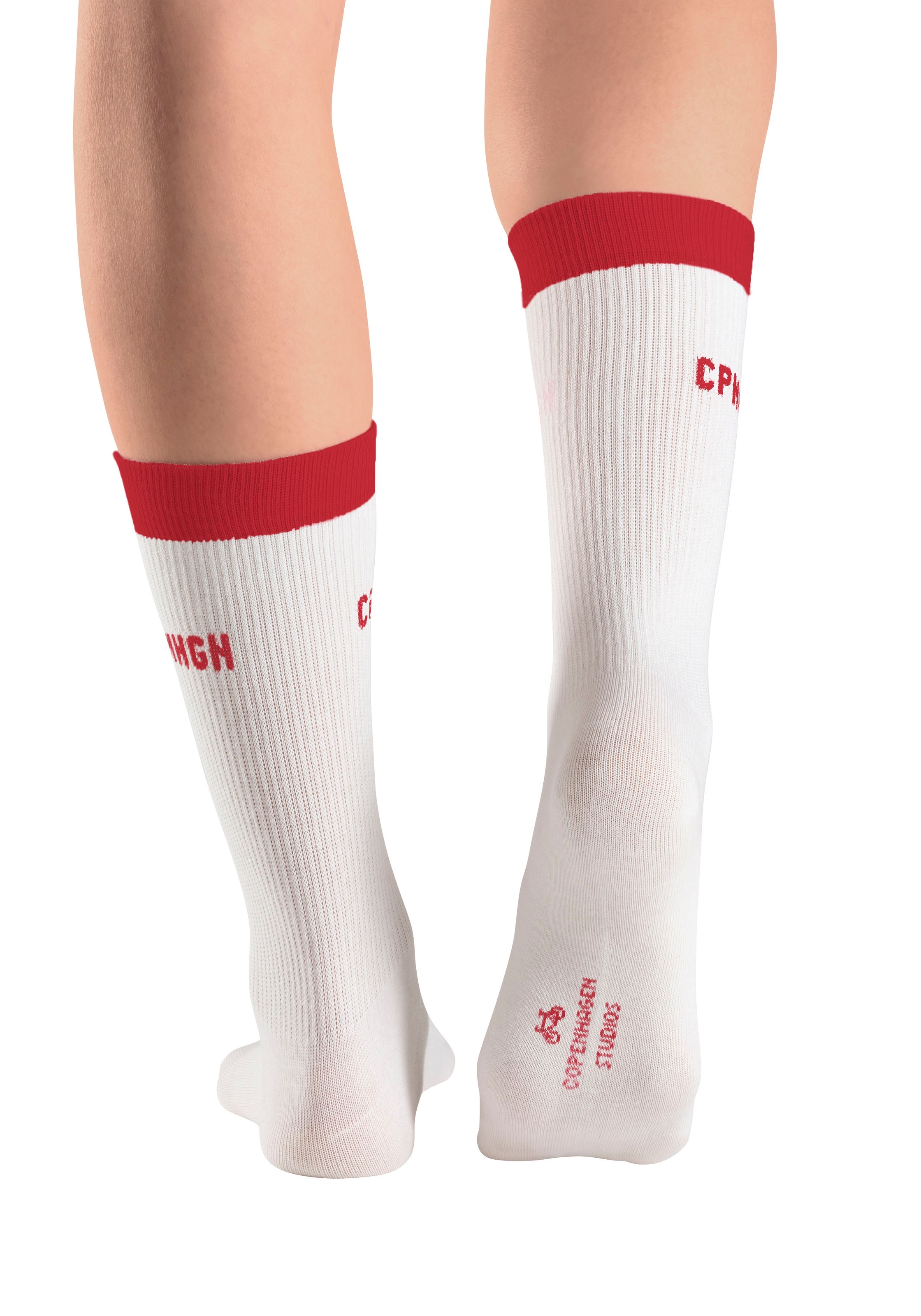 Copenhagen Studios Tennissocken Packung, 2 Paar tlg. mit kontrastfarbenem Bund