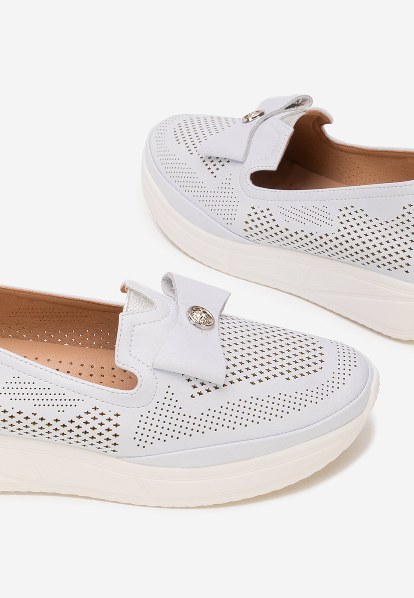 Chaussures casual femme blancs Irvesa