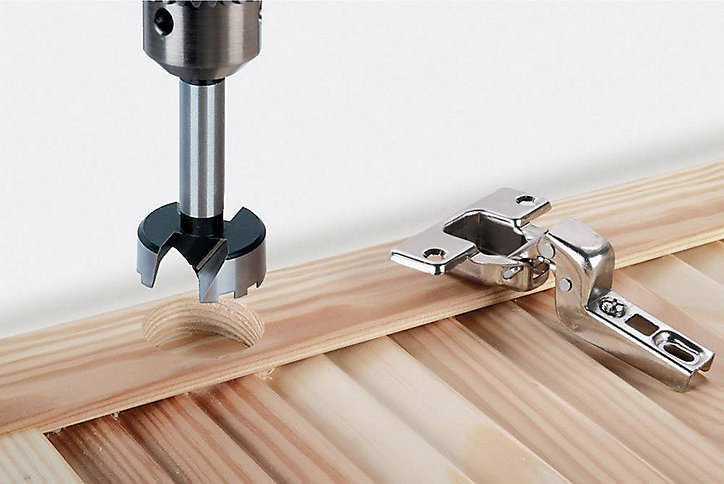 Fraise à bois d’encastrement Wolfcraft, 5 pièces