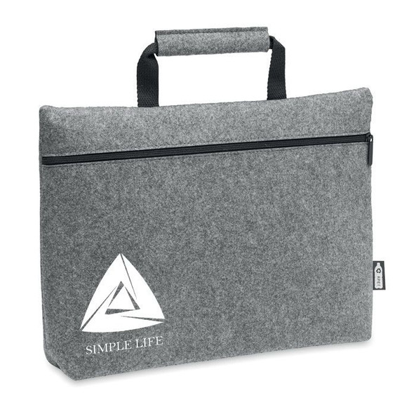 GiftRetail MO6718 - TAPLA Sac ordinateur feutre RPET