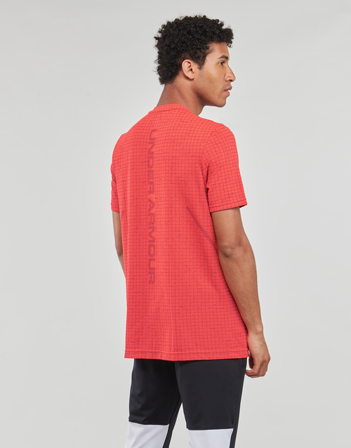 Under Armour - SEAMLESS GRID SS - Bordeaux