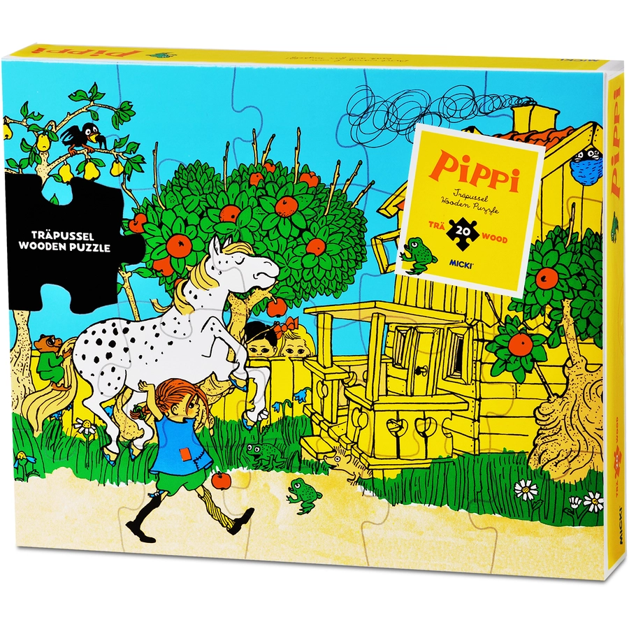 Pippi Langstrumpf Pippi Holzpuzzle, 20 Teile