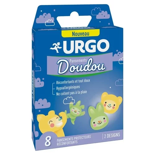 Urgo Pansements Doudou 4,5cmx6cm - Urgo - 8 Pansements