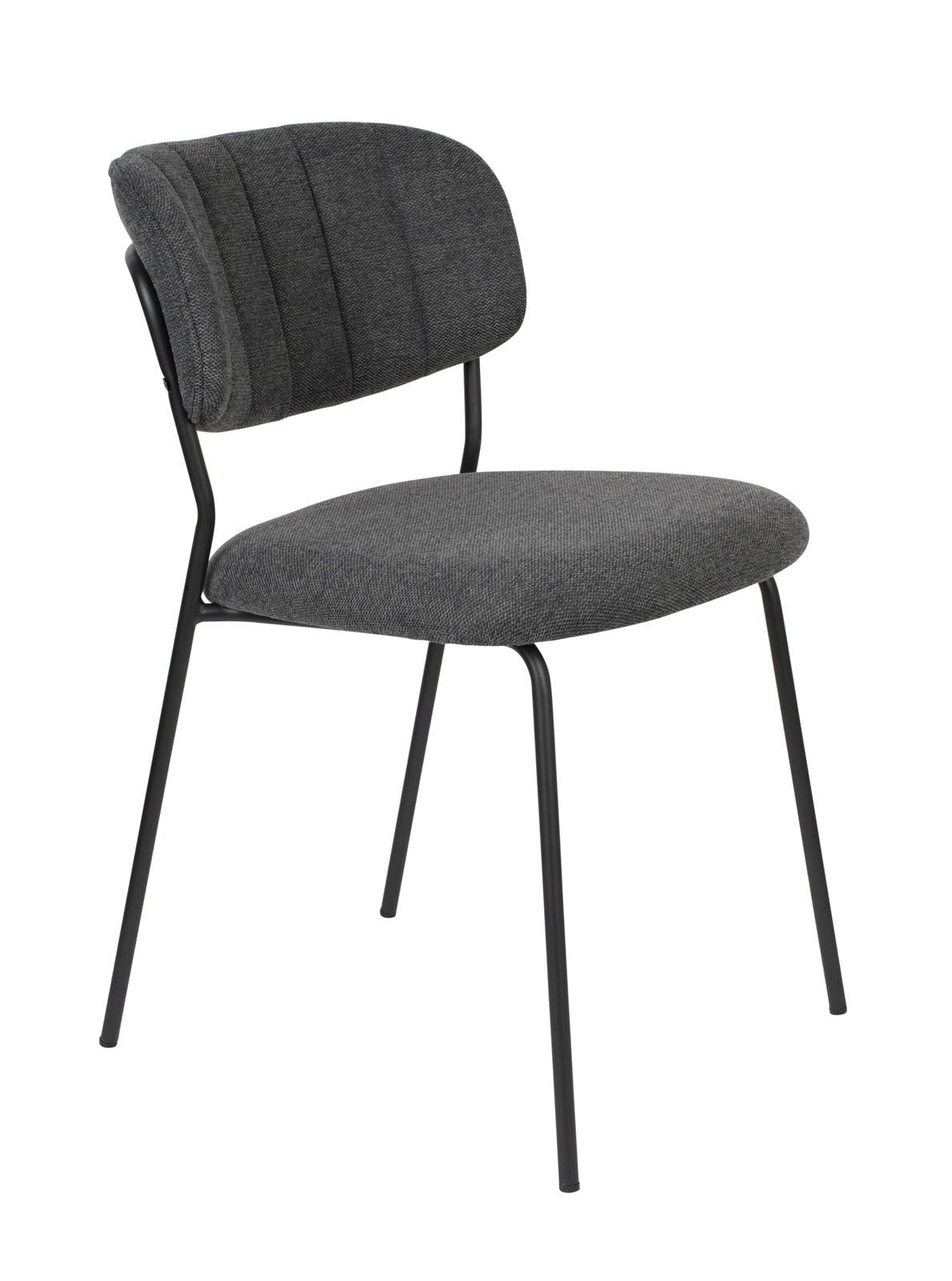 Esszimmerstuhl ISA 2er Set dunkelgrau