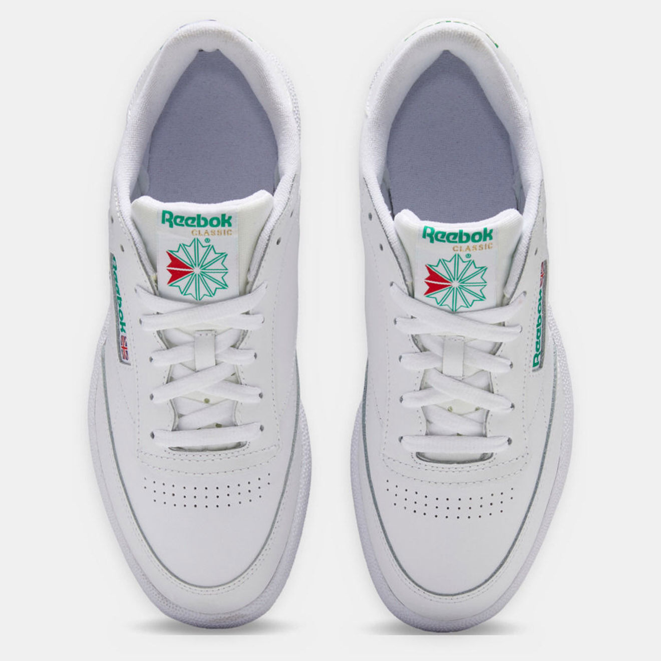 Reebok Baskets en Cuir Club C 85 blanches