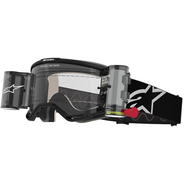 Alpinestars - Masque Vision 5 Corp Roll-Off Noir / Blanc / Transparent