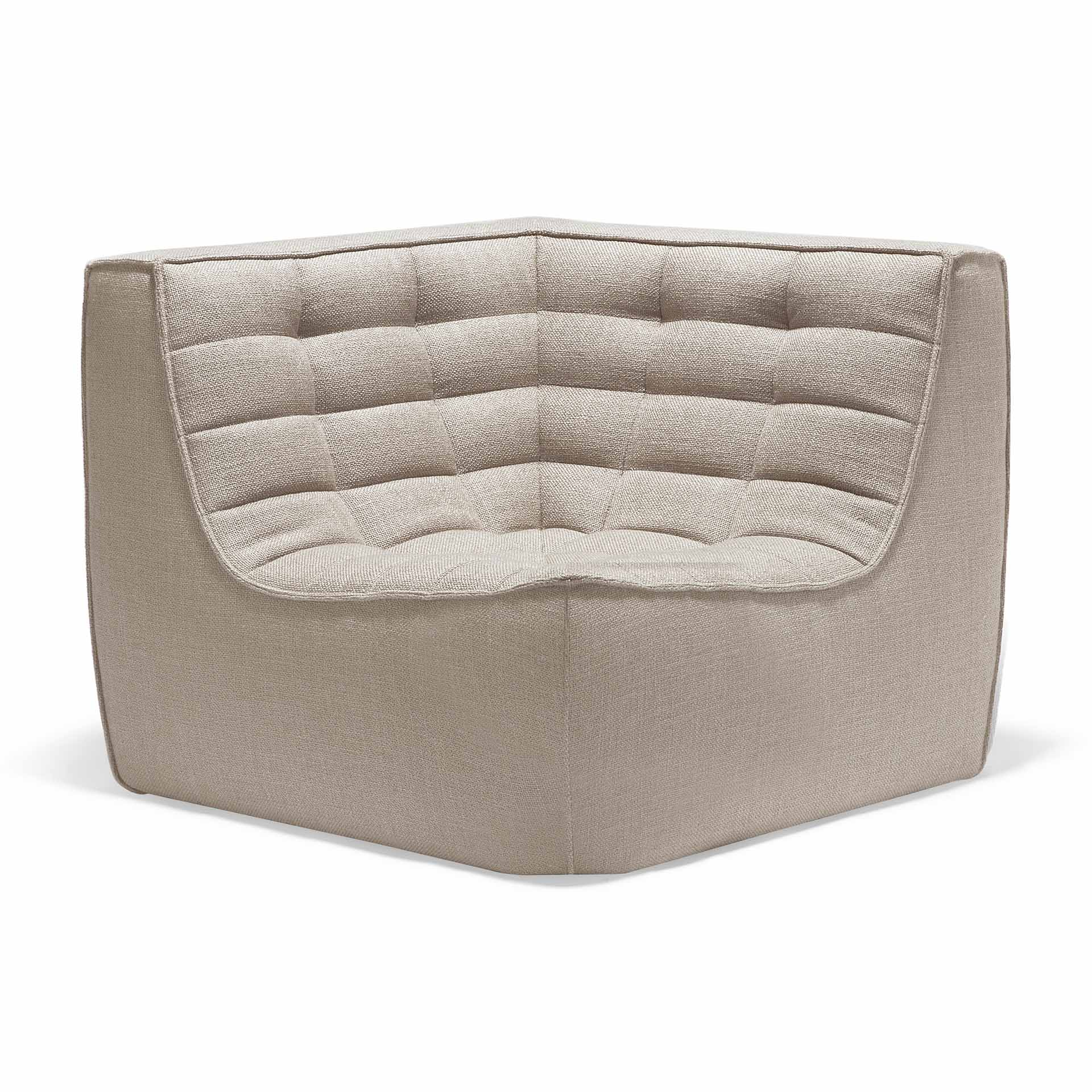 Sofa N701 90° vierkant hoekelement - beige