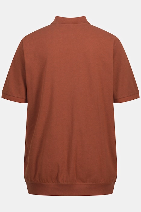 Poloshirt, Basic, Bauchfit, Halbarm, Piqué, XXL bis 10XL