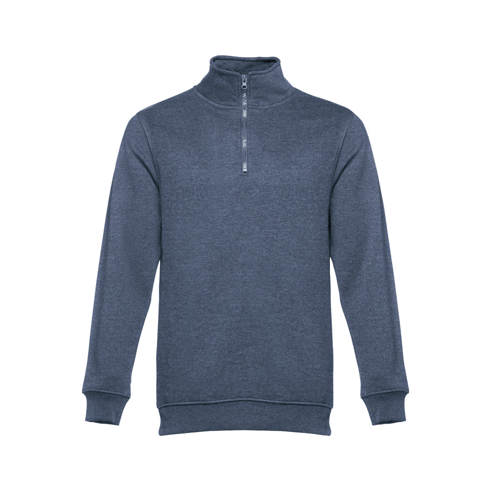 TH Clothes 30163 - Sweat-shirt col zippé unisexe