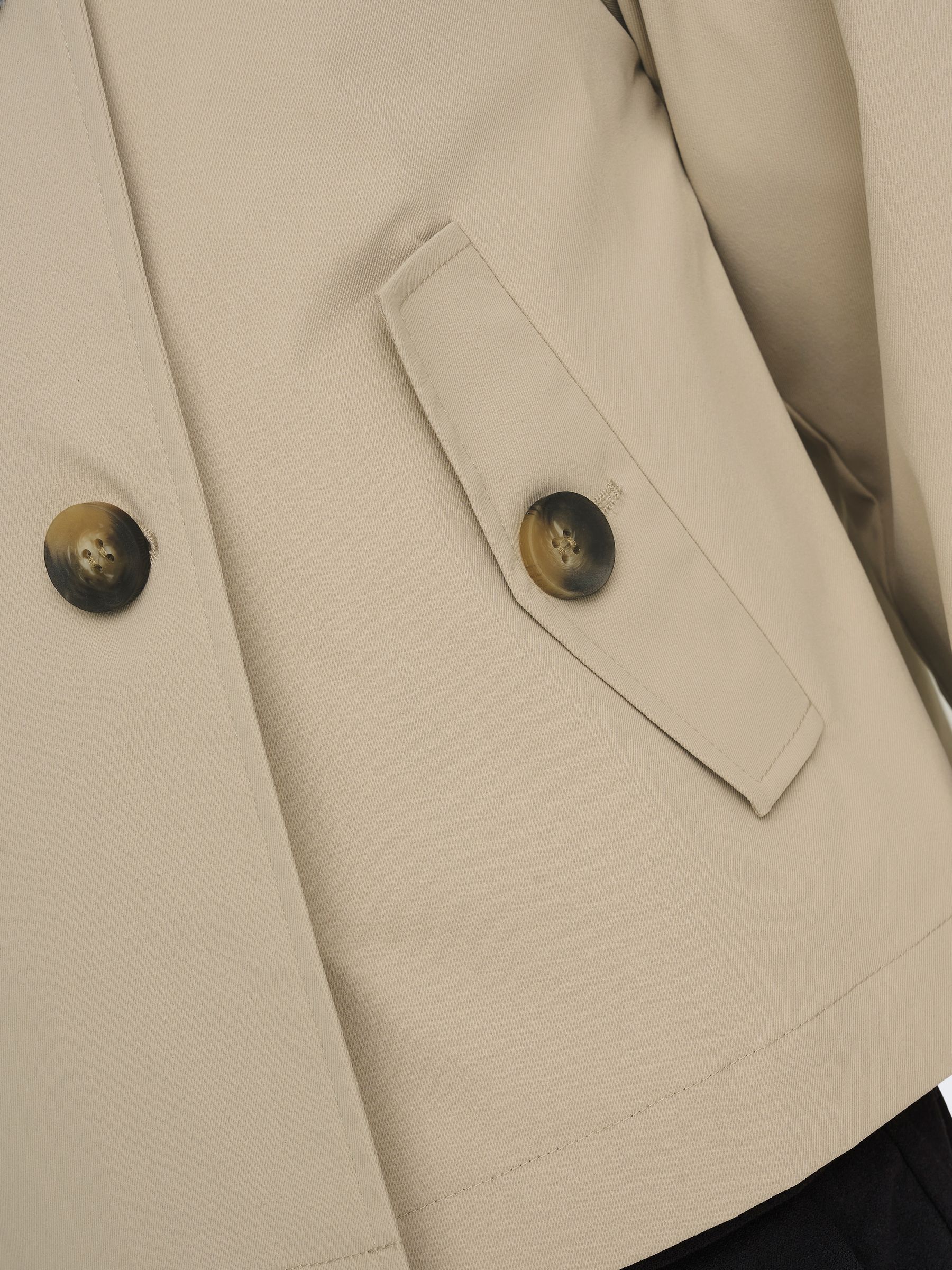 Crème - Only - Korte trenchcoat
