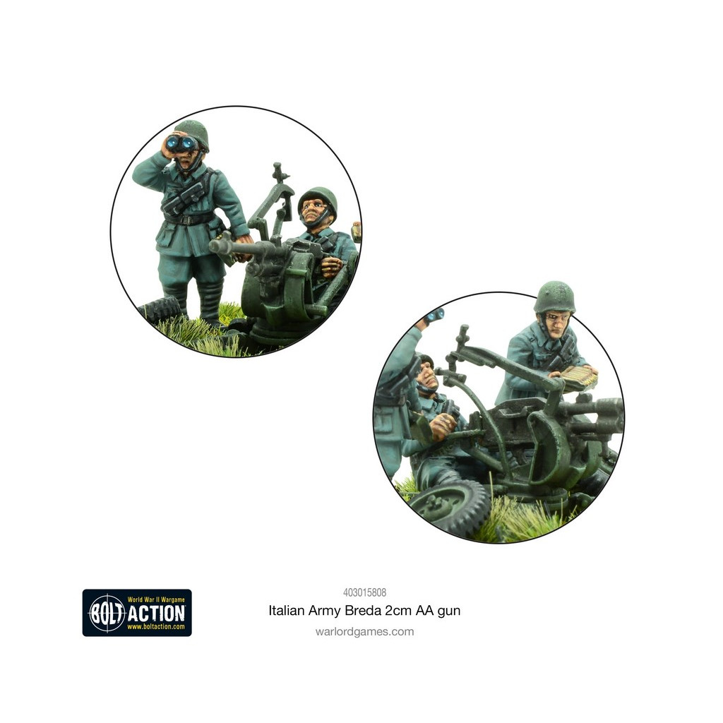 Bolt Action - Italian Army Breda 2cm AA gun