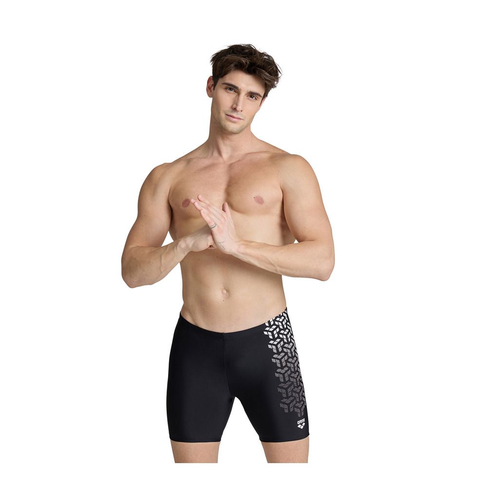 Arena KIKKO V SWIM MID - Jammer Homme black/white
