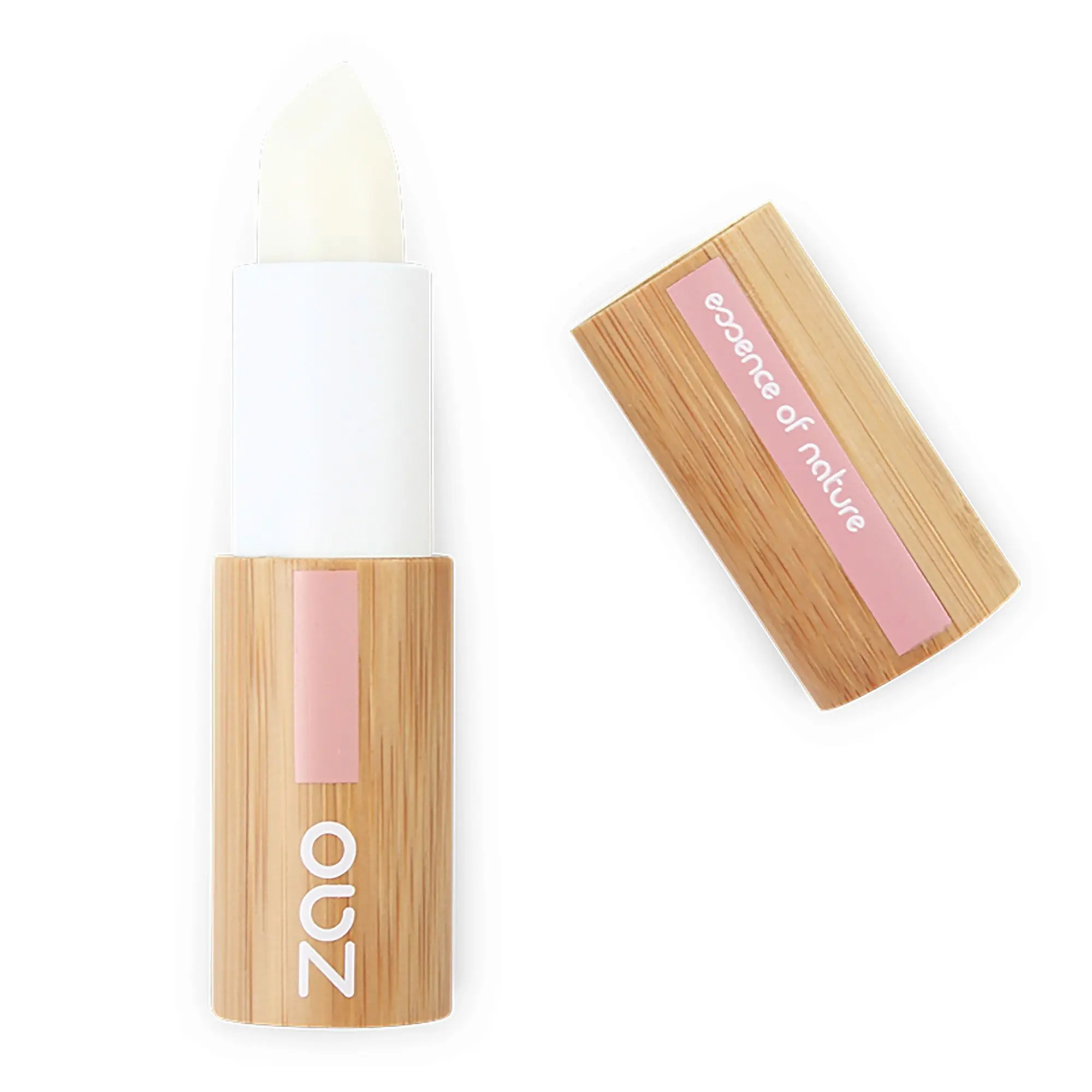 Zao Makeup - Baume à Lèvres stick Bio, vegan et rechargeable- Baume et soin des lèvres