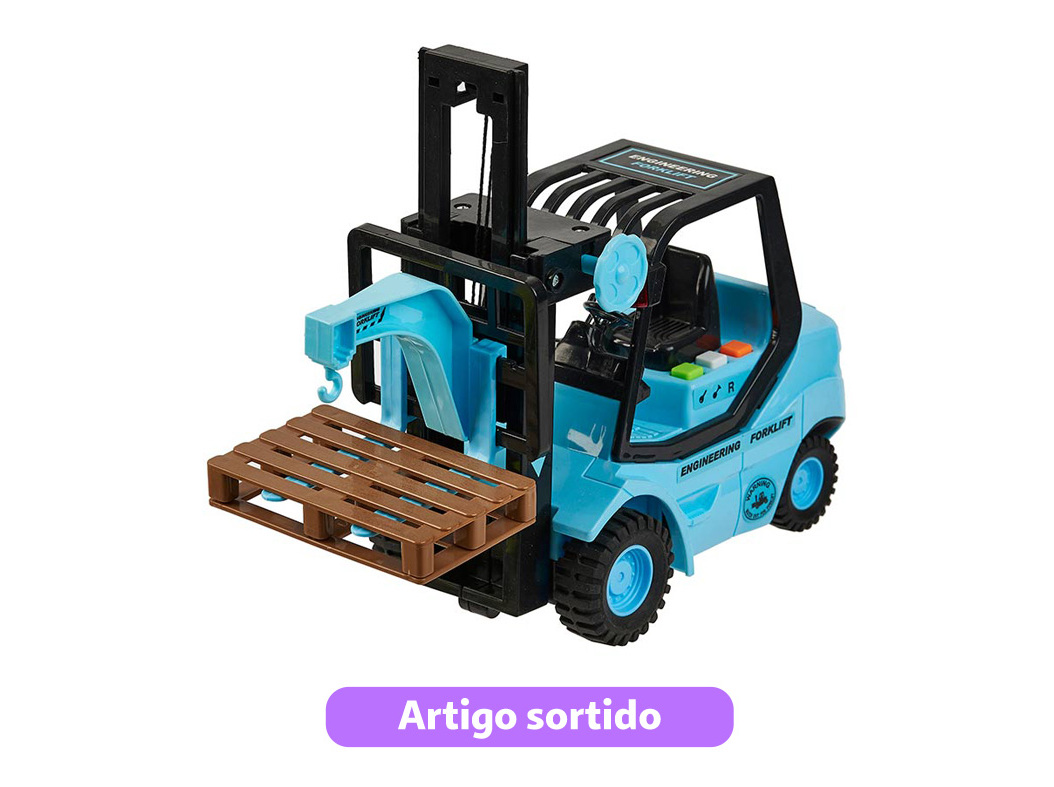 EMPILHADOR DE FRICÇÃO COM LUZ E SOM ONE TWO FUN MODELOS SORTIDOS