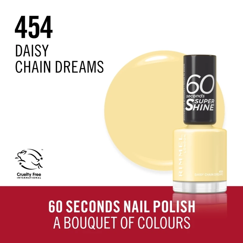 RIMMEL 60 Seconds Nail Polish 8 ml - 454 Daisy Days Dreams