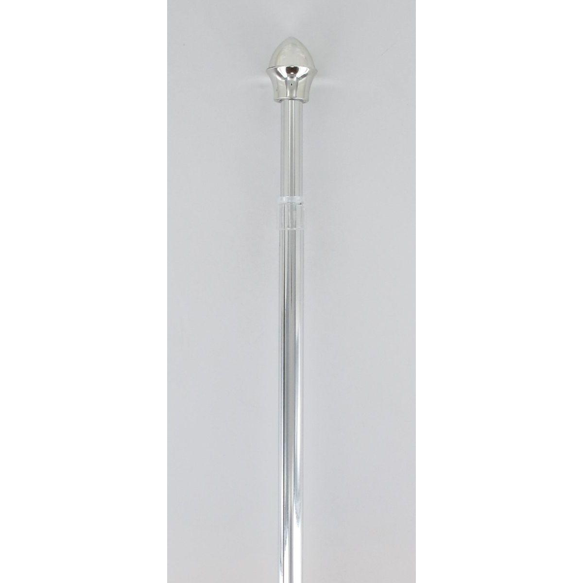 TRINGLE EXTENSIBLE BISTROT 75 X 125 X1 CHROME
