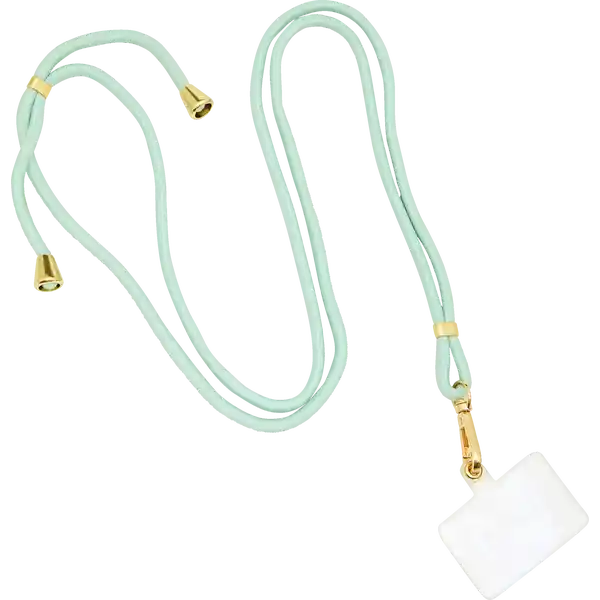Handykette mit Pad grün und gold