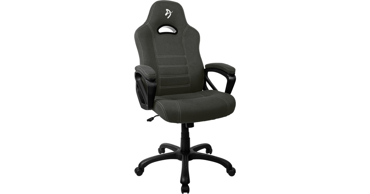 ArozziEnzo Woven Fabric gamestoel  (Donkergrijs)