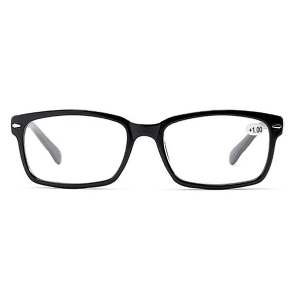 Smale svart lesebriller styrke 1.0 glass