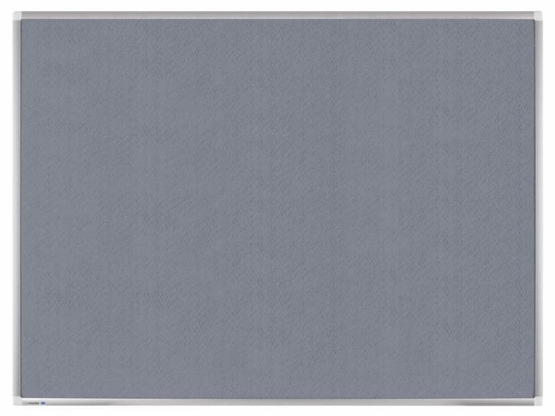 Legamaster Pinnwand Premium 90 x 120 cm, Grau Filztafel mit Aluminiumrahmen