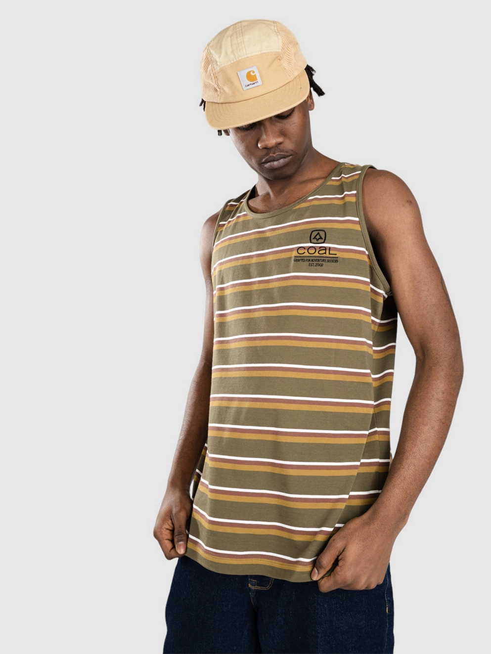 Coal Whatcom Tank Tank Top darkolive cappuc egret